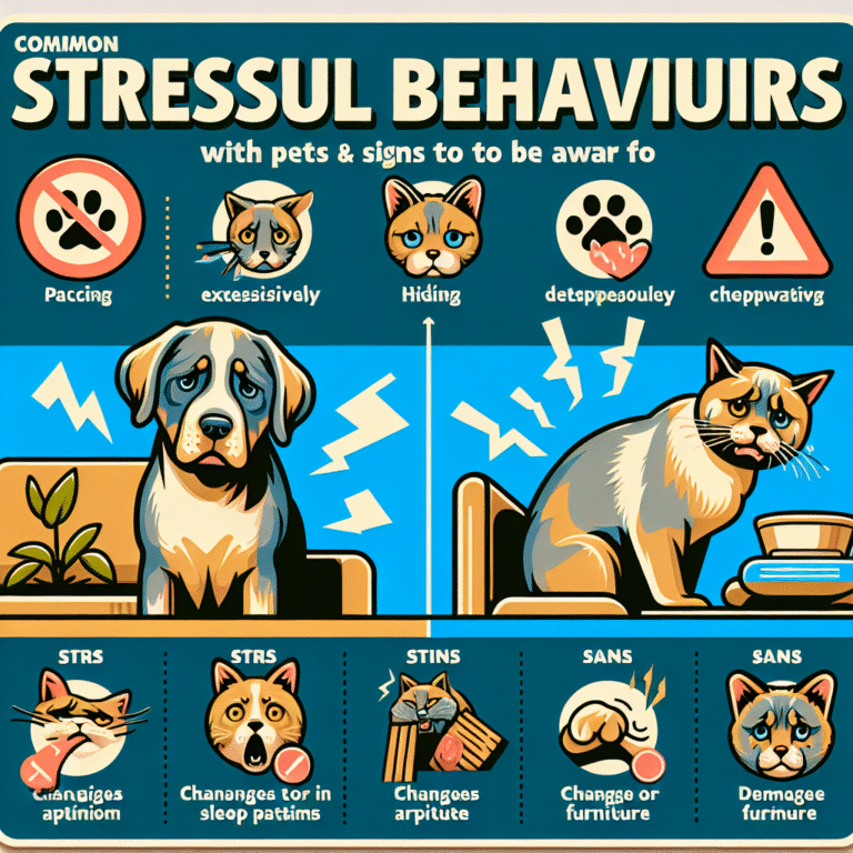 comportamentos comuns de pets estressados: sinais a ficar atentos