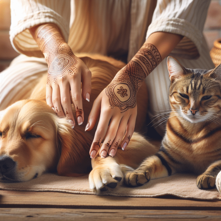 massagem calmante para cães e gatos: passo a passo