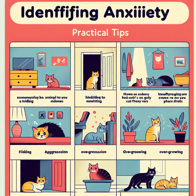 identificando a ansiedade em gatos: dicas práticas