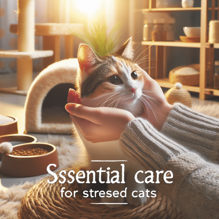 cuidados essenciais para gatos estressados