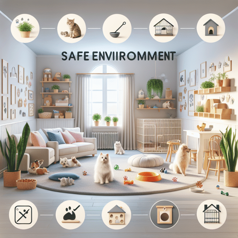 como criar ambiente seguro para pets