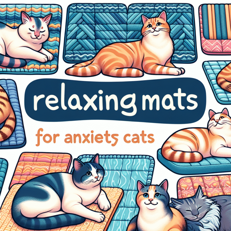 tapetes relaxantes: um alívio para gatos ansiosos